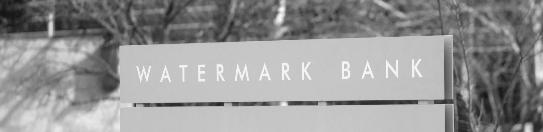 bank signage