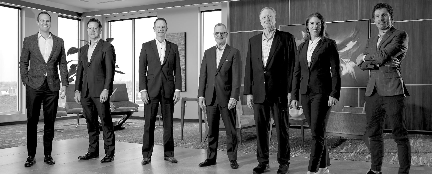 Watermark board members standing